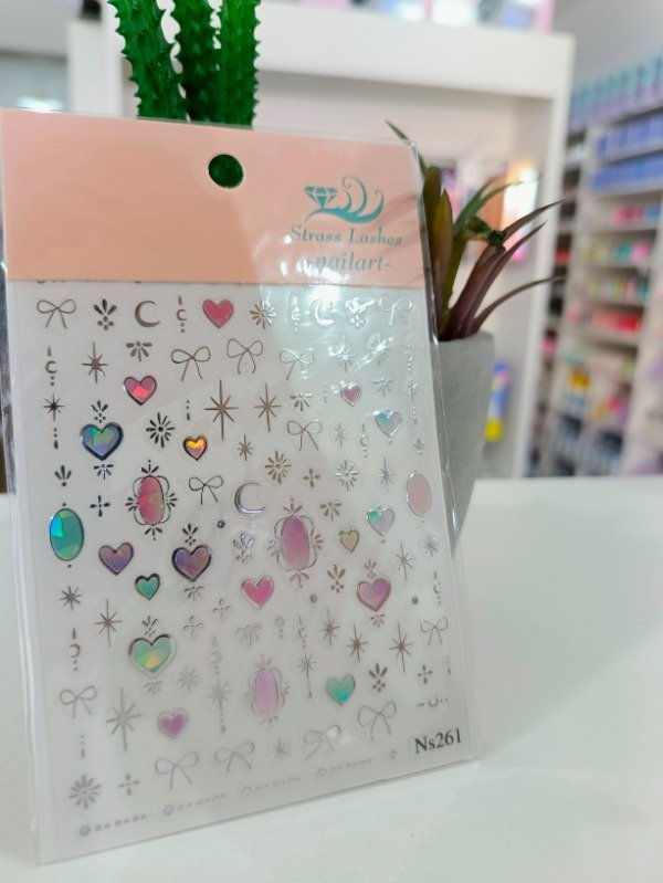 Producto - Stickers Strass Lashes Moñitos/Joyas
