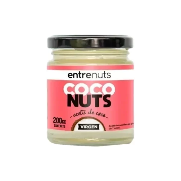 Producto - Aceite de coco virgen 200c ENTRE NUTS
