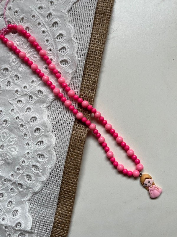 Producto - Collar princesa- tonos rosas