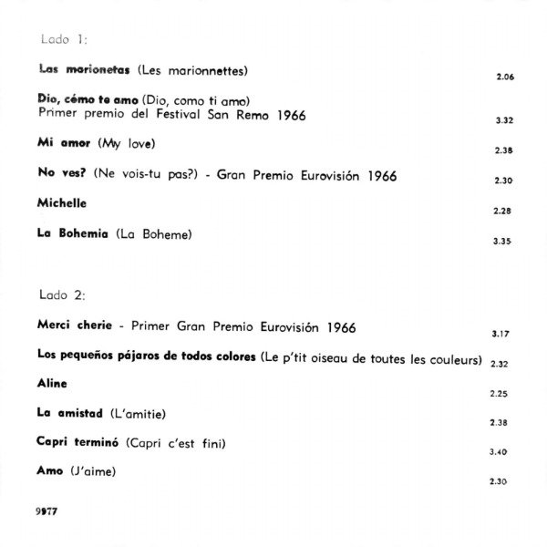 Producto - Caravelli - Merci Cherie (CBS Mono) - Vinilo impoluto - 6