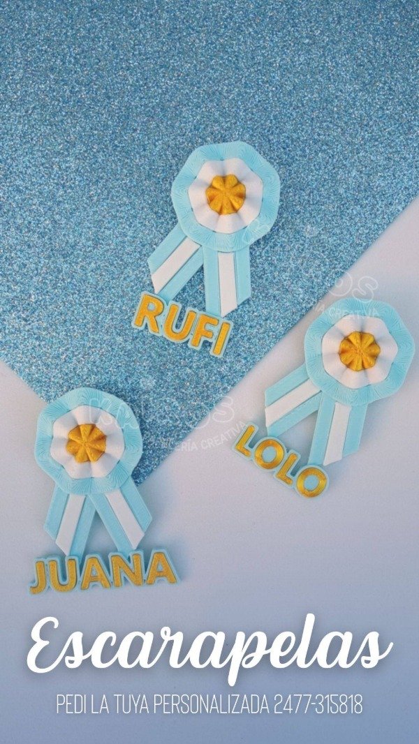 Producto - ESCARAPELA PERSONALIZADA IMPRESA EN 3D