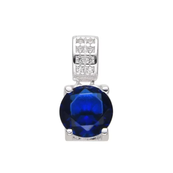 Producto - Dije punto de luz 6mm azul