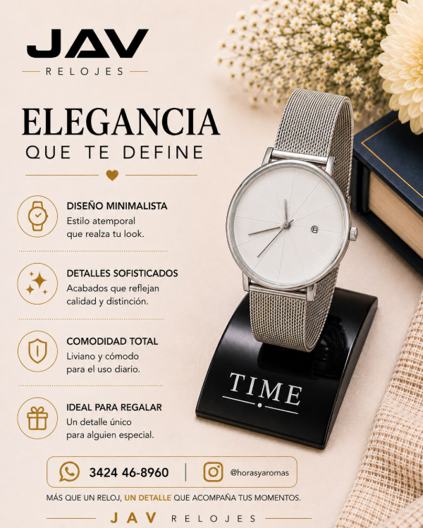 Producto - Reloj Femenino JAV 1 - Analogo