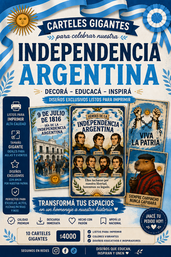 Producto - CARTELES GIGANTES 9 DE JULIO