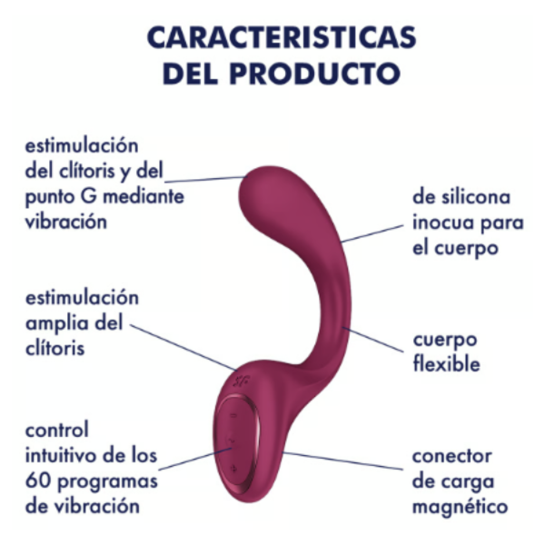 Producto - Vibrador Punto G y Clítoris Satisfyer G For Goddess 2  (Recargable) - 1