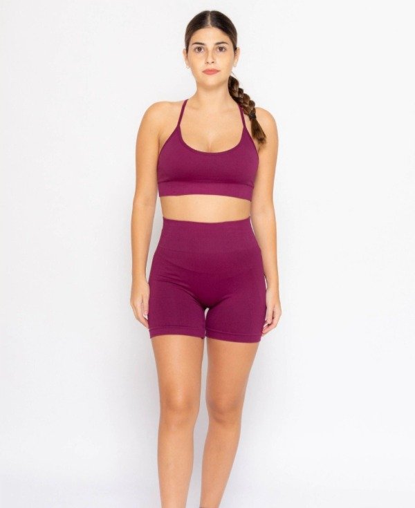 Producto - PREVENTA - Top Ernestina Bordo Cherry - Seamless - 0