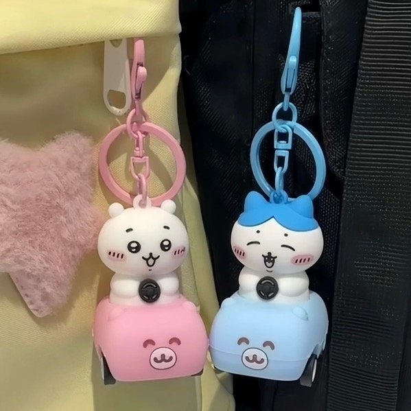 Producto - Llavero animalitos en auto 6x6cm