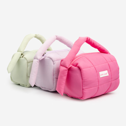 Producto - Porta Cosméticos Mediano Puffer City Girl
