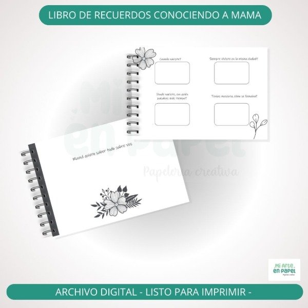Producto - Mamá quiero saber todo sobre vos BYN01