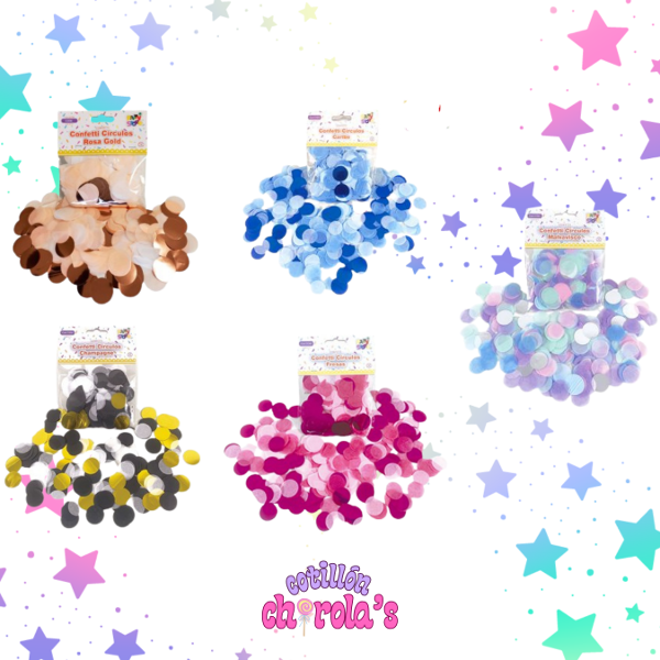 Producto - CONFETTI - CIRCULOS COMBINADOS 15 gr