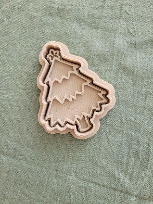 Producto - Cortante con estampa árbol de navidad 100