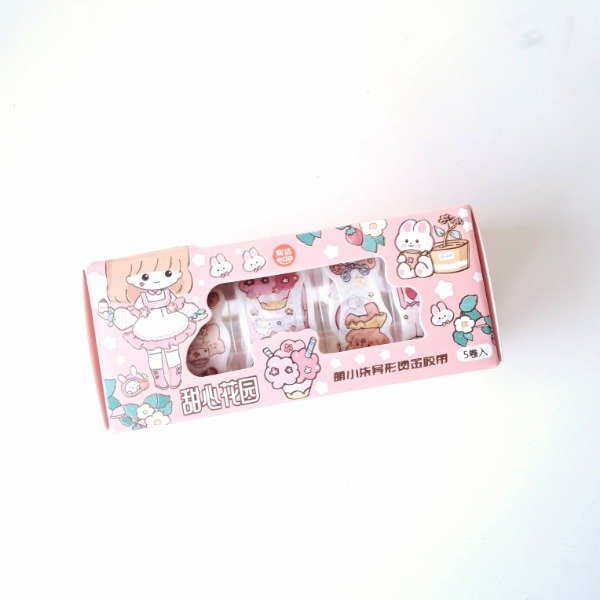 Producto - Set de 5 cintas Washi - Sweetheart Garden (Foil)