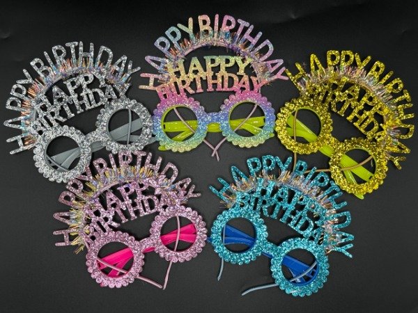Producto - YJ0746 Set De Vincha Y Anteojos Happy Birthday 10U