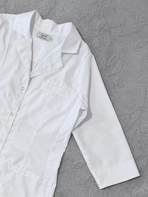 Producto - Guardapolvo Inprof Lucía (Blanco Liso) - 4