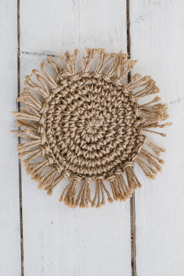 Producto - Posavasos Flecos Yute