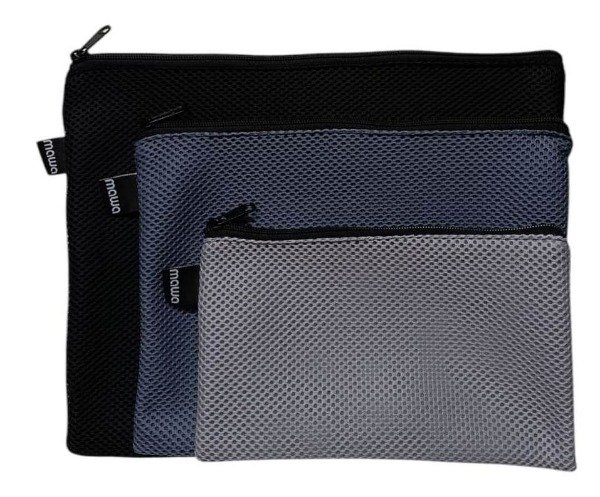 Producto - SET DE 3 SOBRES NEGRO+GRIS