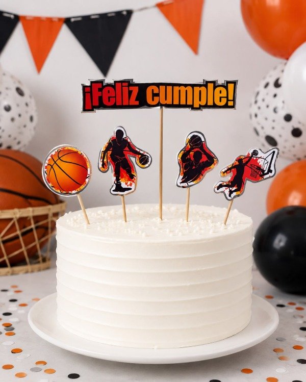 Producto - Topper torta Basquet - 0