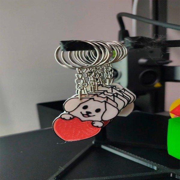 Producto - Llavero Perrito con corazon