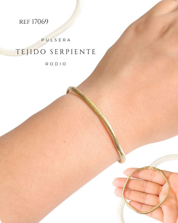 Producto - PULSERA TEJIDO SERPIENTE REF 17069