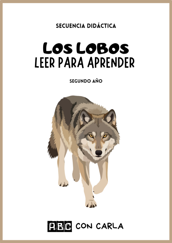 Producto - Secuencia Los lobos, leer para aprender- 2do año