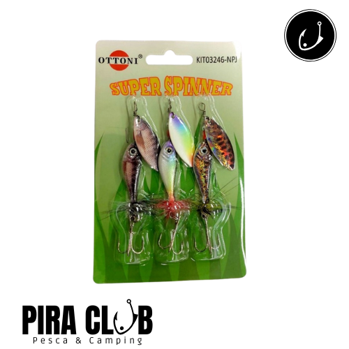 Producto - Señuelo Baitcast Super Spinner Kit 03246-NPJ