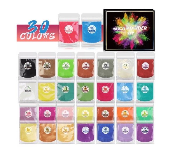 Producto - SET 30 MICAS POWDER PIGMENTO METALIZADO