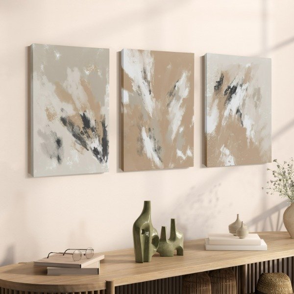 Producto - Set x3 Cuadros - Abstracto 10