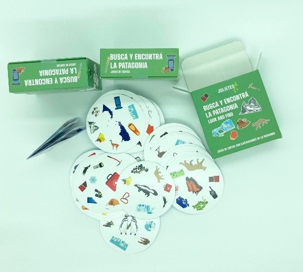 Producto - Juego de cartas. Buscá y encontrá la Patagonia