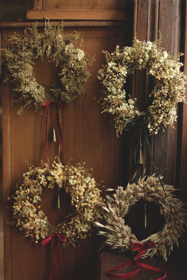 Producto - Corona Navideña "Chesnut" - 0