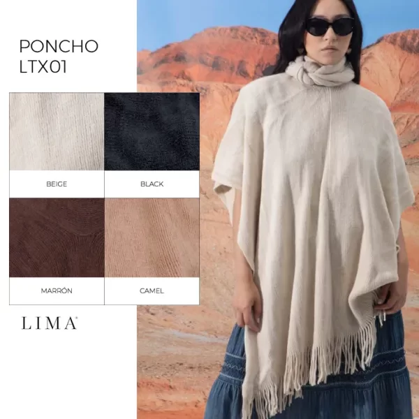 Producto - PONCHO RUANA LIMA