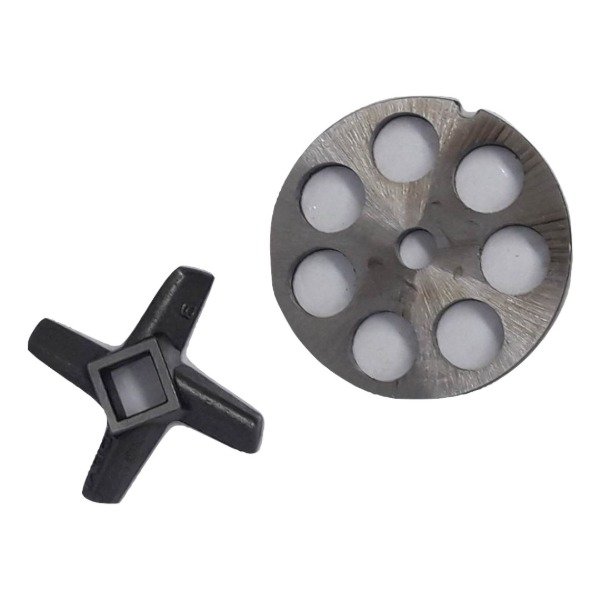Producto - Disco Y Cuchilla Devi Para Picadora N 8 Afilable 14mm