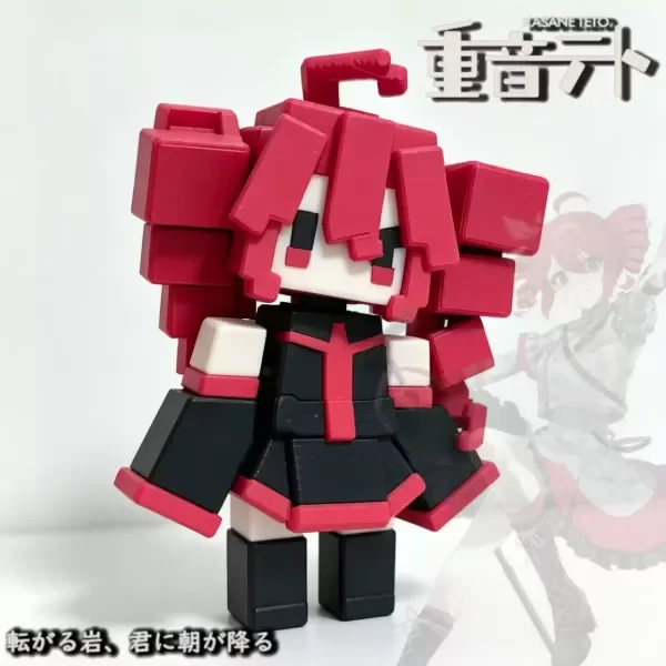 Producto - HATSUNE MIKU y KASANE TETO - Llavero 3D c/articulación (Por unidad) - 3