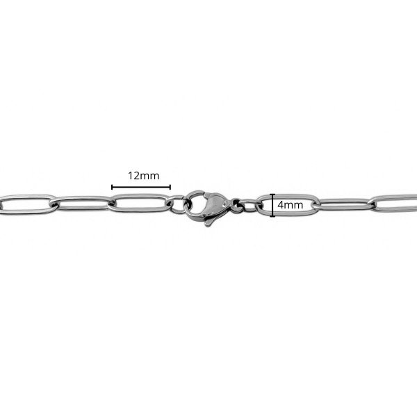 Producto - Cadena de acero quirúrgico - Chain - 12x4mm - 1