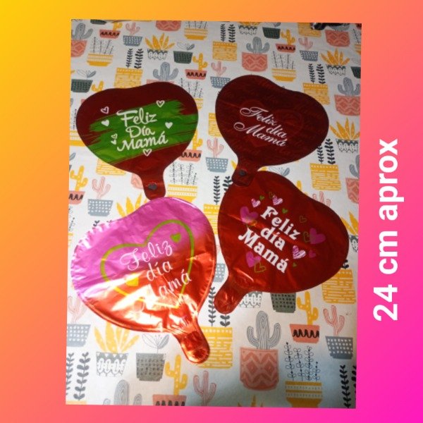 Producto - Globo corazón feliz día mamá
