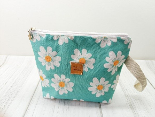 Producto - NECESSER GRANDE DE CORDURA FLORES FONDO AQUA