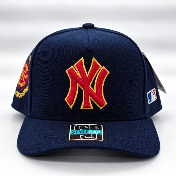 Producto - Ny supercap premium azul marino logo al costado new york yankees 1903