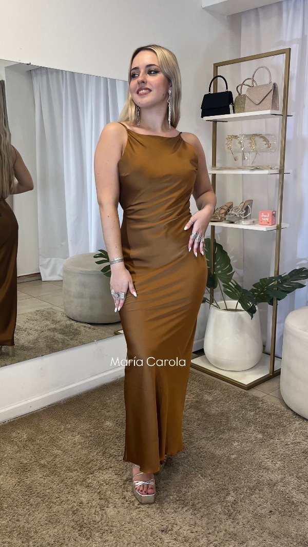 Producto - VESTIDO OLI CARAMEL