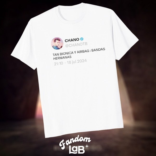 Producto - Remera Bandas Hermanas Chano