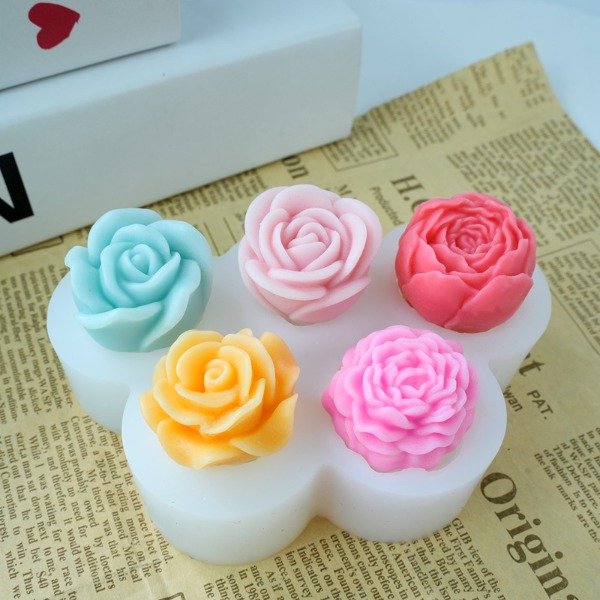 Producto - Molde de silicona flores prof x5