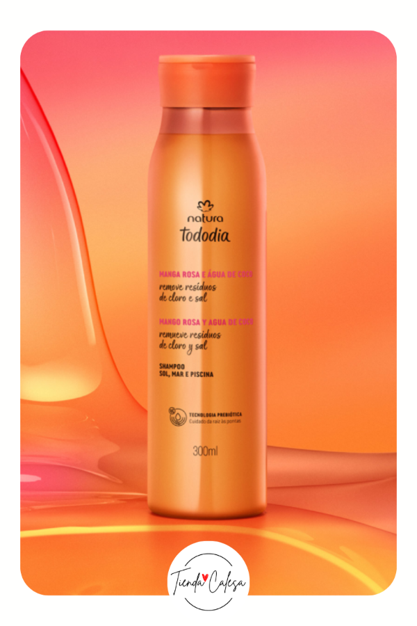 Producto - Tododía - Shampoo sol, mar y piscina - Mango rosa y Agua de Coco