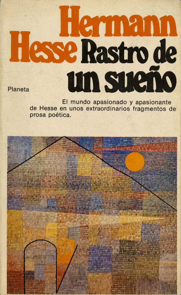 Producto - HERMANN HESSE - RASTRO DE UN SUEÑO