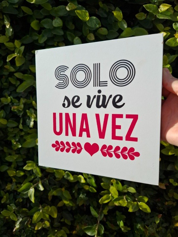Producto - Vinilo Solo se vive una vez - 3