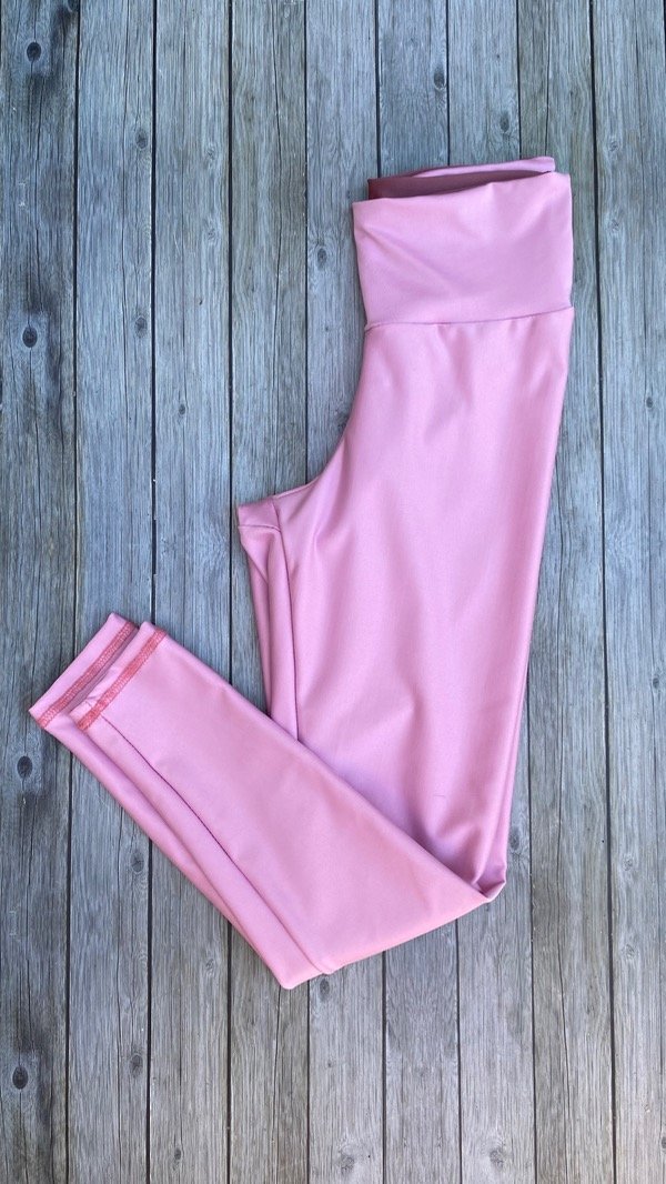 Calza larga rosa pastel