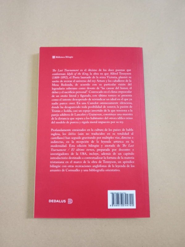 Producto - El último torneo - Alfred Lord Tennyson - Dedalus 2023 - 1