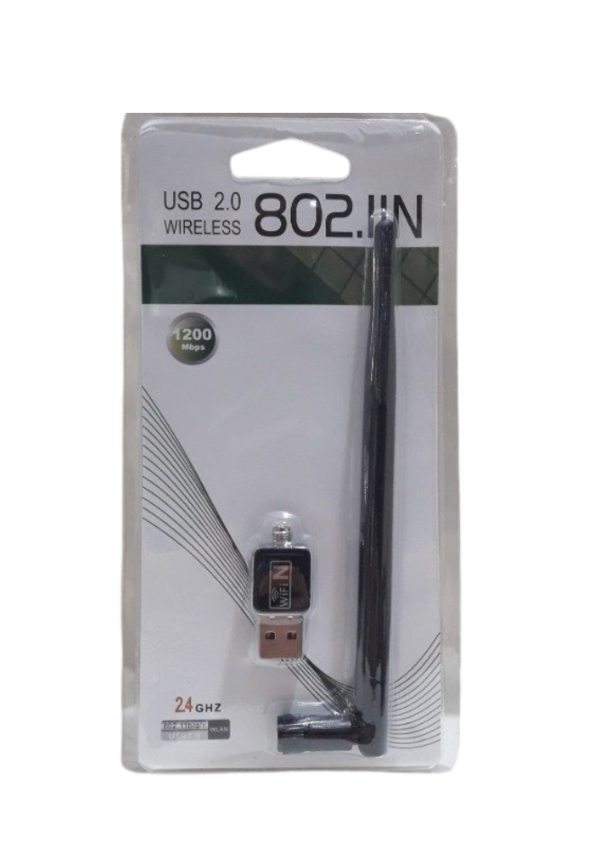 Producto - WIRWLESS ANTENA USB 2.0 WIFI 802.IIN