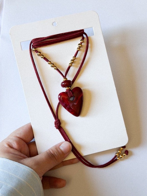 Producto - Choker bordo modelo 3