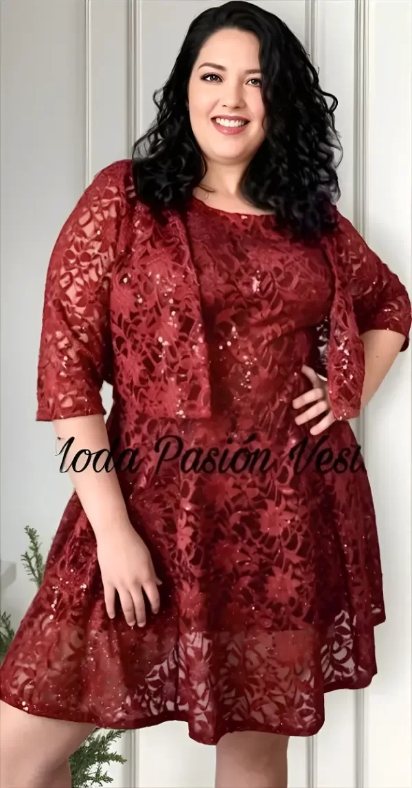 Producto - Vestido corto de encaje evace - 8