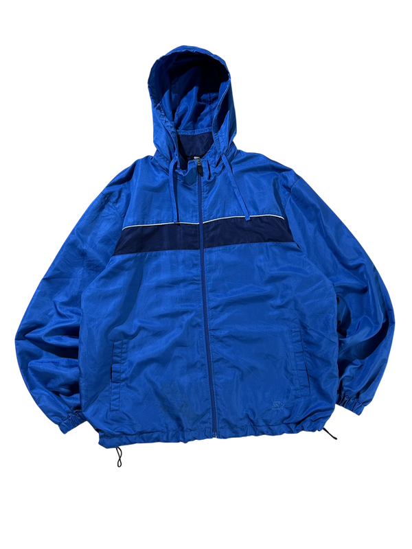 Producto - CAMPERA ROMPEVIENTOS STARTER CELESTE Y AZUL T:XL