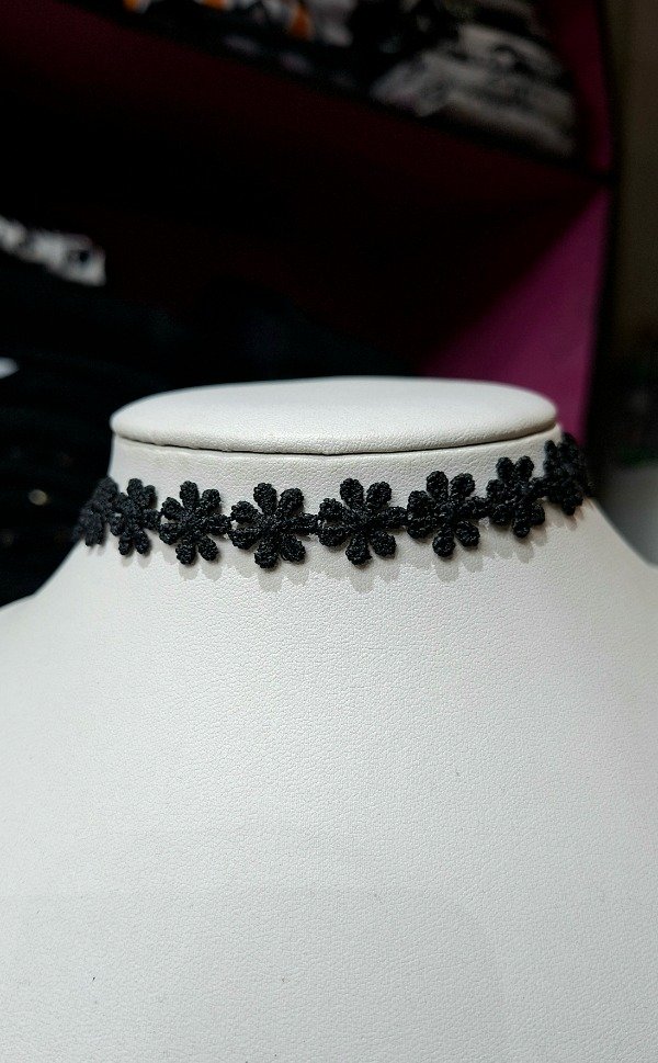 Producto - Collar Chocker Tatto Flor - 0
