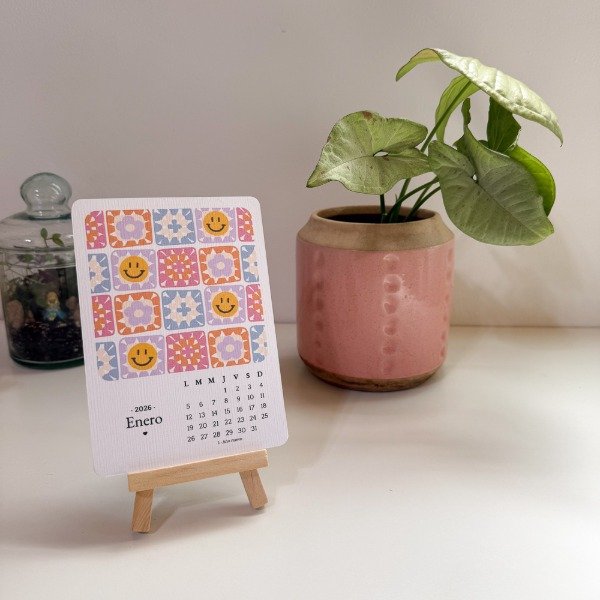 Producto - Calendario atril con estampas - PREVENTA - Entrega a partir del 15/12